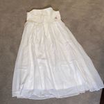 Women’s Elegant Ivory Strapless Full Length Chiffon Prom Party Formal Dress XXXL Size undefined Photo 5