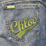 See By Chloe Y2K Jeans Full Length Flare Low Rise Embroidered Logo Made in Italy Photo 4