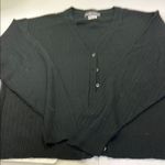 Sandro Black Ribbed Men's Sweater Size XL Photo 15