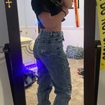 Graffiti high rise jeans Multiple Size S petite Photo 1