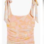 Free People  Ivory Tank ivory combo.  Sz L and S Photo 3