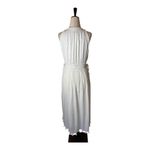 Club Monaco  Dress Women 0 White Jonet Tassel Hem Midi‎ Boho Cottagecore Preppy Photo 2