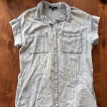 Velvet Heart Denim Button Down Dress Photo 1