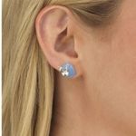 Artisan 925 Silver  Handmade Natural Aquamarine Butterfly - The Azure Earrings Photo 3