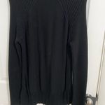 DKNY  black Cowl Turtleneck Pullover Knit Sweater XL Photo 2