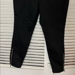 Ann Taylor 16 Black denim zip up capris jean pants Photo 1
