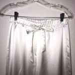 Lulus  Dreamiest Delight White Satin Feather Two-Piece Pajama Set Size S Photo 13