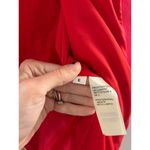 Doncaster  Jacket Women's 6 Red Trench Coat NWT Double Breasted Cotton Belted Photo 8