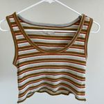 Madewell Ribbed Scoop Tank Top Hermann Stripe (XSmall) Photo 1
