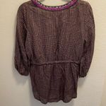 Free People  Bohemian Style Embroidered V-Neck Sequined Blouse Photo 1