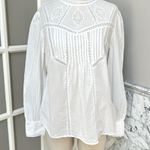 Soeur Paris Eden Vintage White Crochet Lace Peasant Cotton Blouse EU 38 US 8 Photo 0