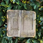 None Genuine Leather Gold Clasp Snakeskin Pattern Wallet Photo 2