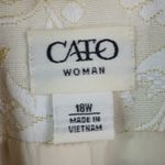 Cato 18W Golden Creme Blazer Jacket Plus Photo 3