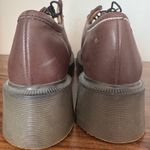 Dr. Martens Vintage UK sz4 Chunky Brown Lace Up Platform Loafer Made In England Photo 4