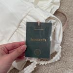 House Of CB NWT GEORGIE White Stretch Cotton Halter Neck Midi Dress Photo 6