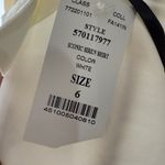 White House | Black Market NWT WHBM White Iconic Siren Shirt Blouse Tie Waist Collar Long Sleeve Size 6 Photo 7