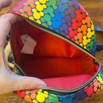 Lounge Fly RARE  Disney Rainbow Mickey Mini Backpack Pride Love Photo 13