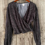 Princess Polly  black polka dot top - US size 8 Photo 0