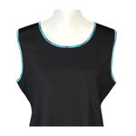 Misook Knit Tank Top Size Large Sleeveless Black Corpcore Travel Work Casual Photo 2