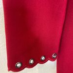 Kate Spade Scallop Grommet Mini Shift Dress Deep Russet Jewel Neck NWT Sz 2 Photo 2