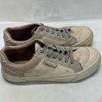 Rocket Dog ROCKET‎ DOG CHERRY PLATFORM PLUSH FOAM SNEAKERS 9.5 BEIGE/PINK GRAY LACES PREOWN Photo 2