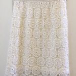 FINAL MARKDOWN Ladies lapis crocheted skirt small Photo 0