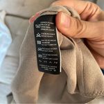 Michael Shannon SHAN Womans Faux Suede Light Weight Taupe Front Tie Collared Jacket size 6 Photo 3