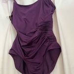 Calvin Klein Purple One-Piece Swimsuit Photo 1