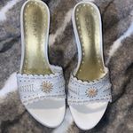 BCBGeneration White Wedge Sandals 7.5 Photo 1