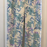August Silk FINAL MARKDOWN Ladies  cropped silk slacks small Photo 0