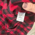 Love Tree  Size Medium Black & Red Flannel, pit to pit 19, length is 23 Photo 3