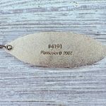 Ford Motor Co Key Fob Ring Blue Oval Heavy Silver Tone Car Auto Keychain 2007 Photo 2