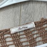 Vintage Crochet Top Brown (s/m) siNita bohemian crochet festival swim cover up Photo 1