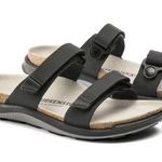 Birkenstock NWT Sahara Birko-Flor Women’s Sandals Black Size 37 US 6 Photo 3