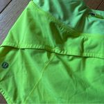 Lululemon Performance Shorts Lined Womens Size 10 Neon Bright Green Photo 1