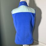Vineyard Vines  Fleece Vest Blue Full Zip Sleeveless Size Small Photo 5
