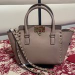 Valentino Garavani  Studded Taupe Crossbody Bag Photo 3