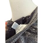 Lucky Brand Black White Cap Sleeve Top Size Large Photo 2