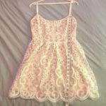 Tobi White Cutout Lined Lace Sleeveless Mini Dress Women Small Photo 5