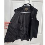 Wyoming traders The Lonesome Ranch black cotton zip pocket vest small Photo 11