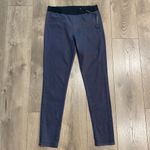 Elie Tahari Shiny Coated Denim Jeggings Blue Skinny Pants Size 29 Photo 3