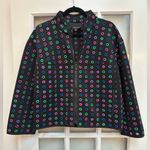 Carlisle  Chic Contemporary Black Art To Wear Full Zip Jacket Size 10 Medium Photo 9