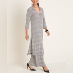 Chico's Chico’s Travelers Classic Palazzo Print Duster Jacket 2/Medium Photo 1