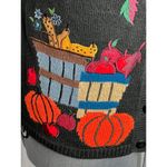 sweater vest fall harvest pattern Gray Size M Photo 3
