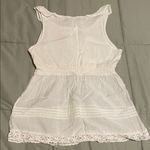 Ultra Pink Vintage “” Brand White Cottage Core Tank Top Photo 3