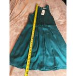Rebecca Taylor NWT Halter Teal Green Cocktail Mini Dress Size 6 Dinner Datenight Photo 5