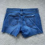 Eddie Bauer ✨ Boyfriend Blue Jean Shorts w/ Embroidered Pockets - 10 - EUC Photo 1