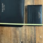 Kate Spade   wristlet large wallet and matching card holder set of two! holiday Photo 6