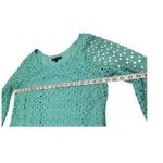 J. McLaughlin Chris Mclaughlin Green/ Blue Embroidered Lace Short-Knee Length Dress Size 18 Photo 2