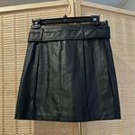 Forever 21  black faux leather skirt Photo 0